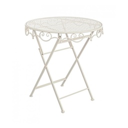[B0740357] Tavolo Giselle classico crema D70 cm