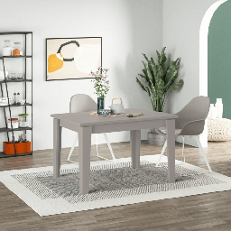[EFFEZ97906] Tavolo allungabile Megaron tortora light mocha 120x80 cm EFFEZ