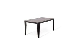 [OM/429/MA] Tavolo allungabile antracite-nero 80 cm x 130- 290 cm H. 76 cm