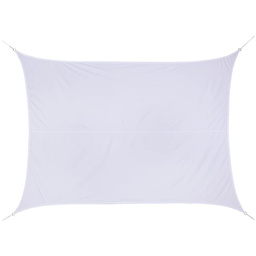 [20008433] Tenda da sole rettangolare 3x4 m Tessuto Impermeabile - Colore: bianco