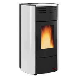 [DFL7001519] Termostufa A Pellet 'Raffaella Idro H15' Colore Grlc (Grigio Luce)