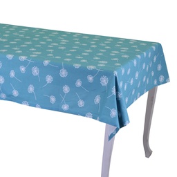 [V7915080000] Tovaglia tessuto life blu petrolio rettangolare cm140x240