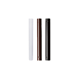 [2005155] Tubo Smaltato Per Stufe Cm 100 Ø 10 Bianco