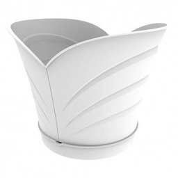 [BA30512] Vaso 'Tulipano' 35x39x30 cm - 10 Lt. - Bianco