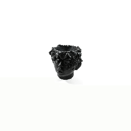 [2001308] Vaso Fiori 48087 Putto 23X21Cm Nero Poliresina