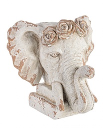 [B0780277] Vaso Testa Elefante Magnesia h43  Cod.0780277
