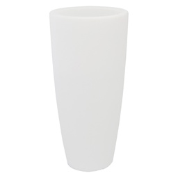[DFL6126820] Vaso Tondo 'Stilo Lamp' Ø Cm 40Xh.90 Lt.20 Ghiac./Luce Bia.