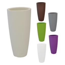[DFL6126797] Vaso Tondo 'Stilo' Ø Cm 40Xh.90 - 20 Lt. Avorio