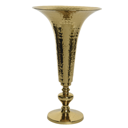 [20035813] Vaso alluminio oro H 50 cm