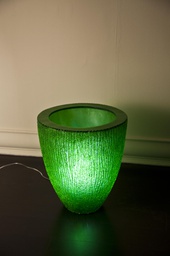 [DT/089/C] Vaso in resina verde 5561h cm