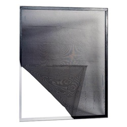 [044306] Zanzariera finestra nero L. 130 cm x h. 150 cm