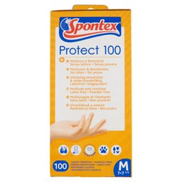 [19973192] 100 Guanti monouso Spontex