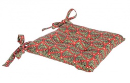 [B0933643] 10x Copriseduta Xmas Tree Rosso 40X40