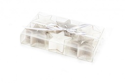 [B0900199] 12x Conf6 Tealight Stella Bianco