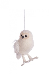 [B0971163] 12x Pendaglio Merril Gufo Bianco
