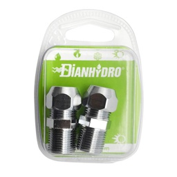 [1946754] 2 Pz Nipples Bicono Cromato Per Cannette Blister