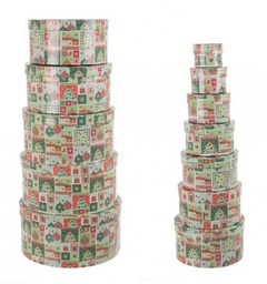 [B0926366] 2x Set12 Scatola Gift Patchwork To Op