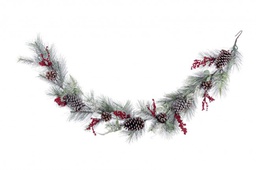 [B0971253] 3x Boa Cherryl Bacche Rosso H180