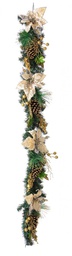 [B0938881] 4x Boa Kyle Poinsettia Champagne H180