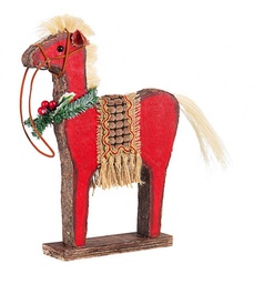 [B0931066] 4x Cavallino Tradition Stand Rosso H32
