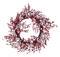 [B0932868] 4x Corona Bessy Bacche Rosso Ghiacciato D55