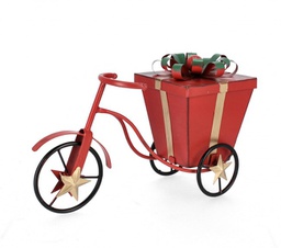[B0970871] 4x Decorazione 1P Santa Claus Bicicletta