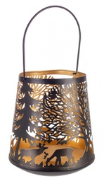 [B0939329] 4x Lanterna Daya Bomb Renna Nero D20X23H