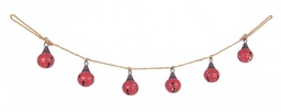 [B0932683] 4x String 6F Bell Met Rosso