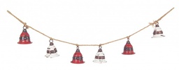 [B0932695] 4x String 6F Lindy Bell Met Rosso