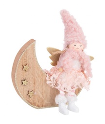 [B0938419] 6x Decor Luna Hilde C-Angelo Rosa