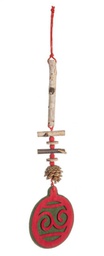 [B0917434] 6x String Bormio Decoro To Rosso